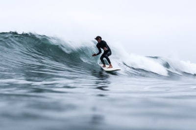 Man surfing long exposure
